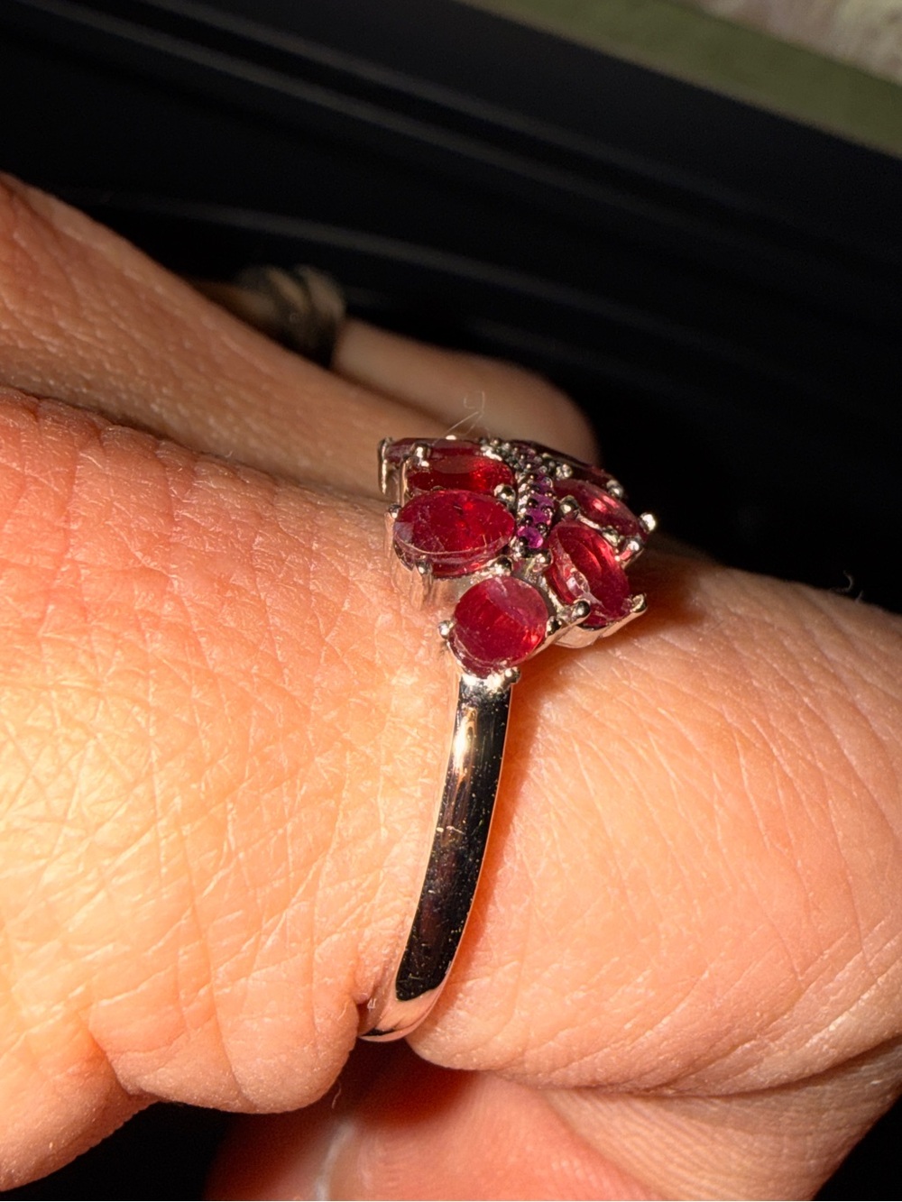New 925 Sterling Silver Ruby ring size 9 - Picture 7 of 16